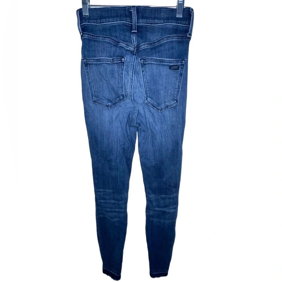 AYR Jeans The Riser Neon Jupiter Women's 25x28 High Rise Skinny Raw Hem USA Made - Picture 2 of 7